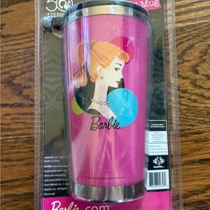 Barbie Pink and Silver Travel Mug